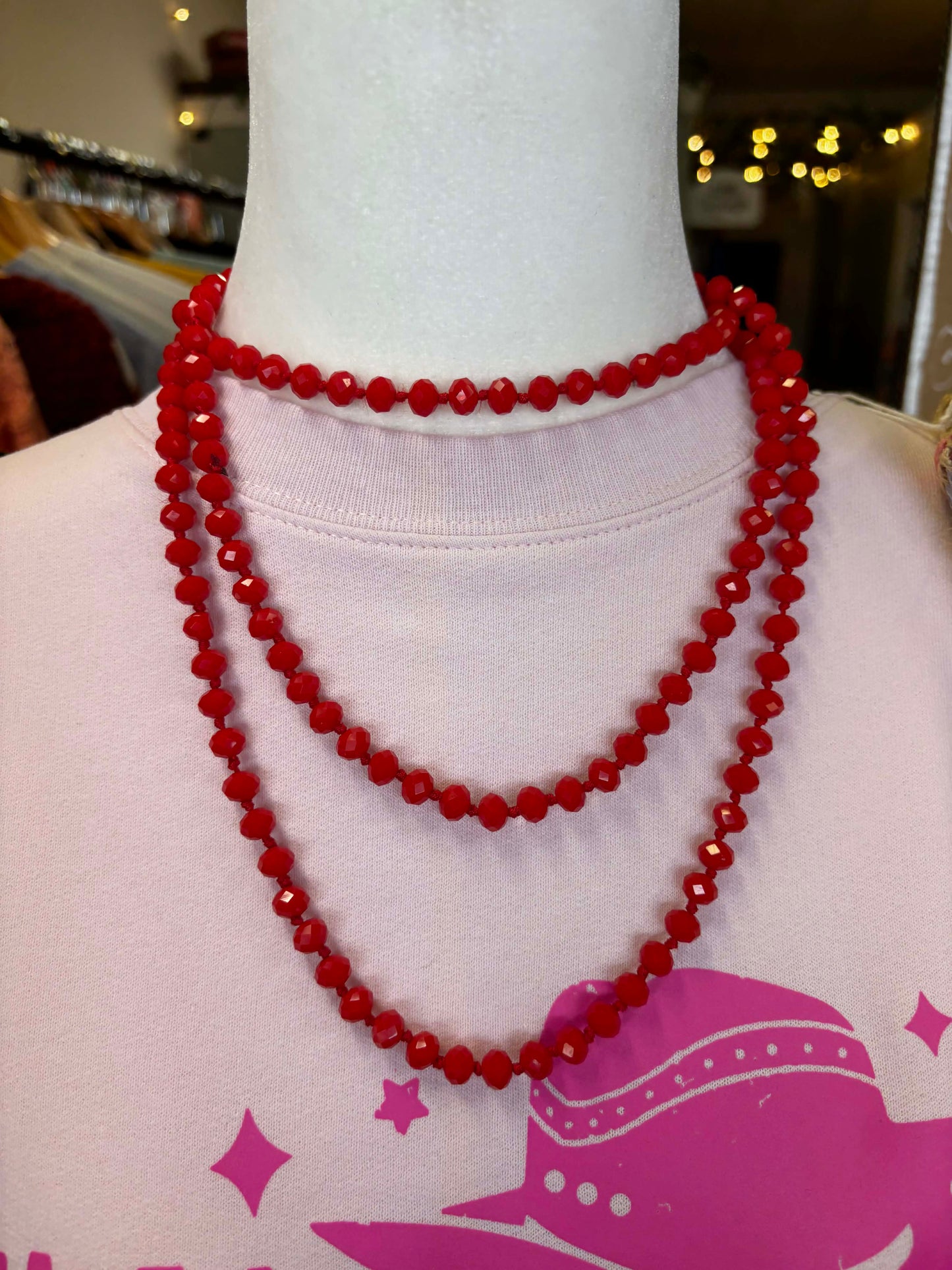 Long Beaded Necklace