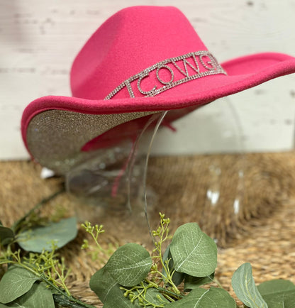 Cowgirl Sequin Cowboy Hat