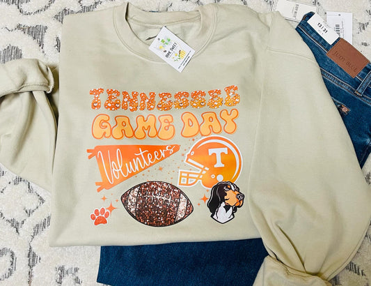 Tennessee Game Day Collage Tee/Crew