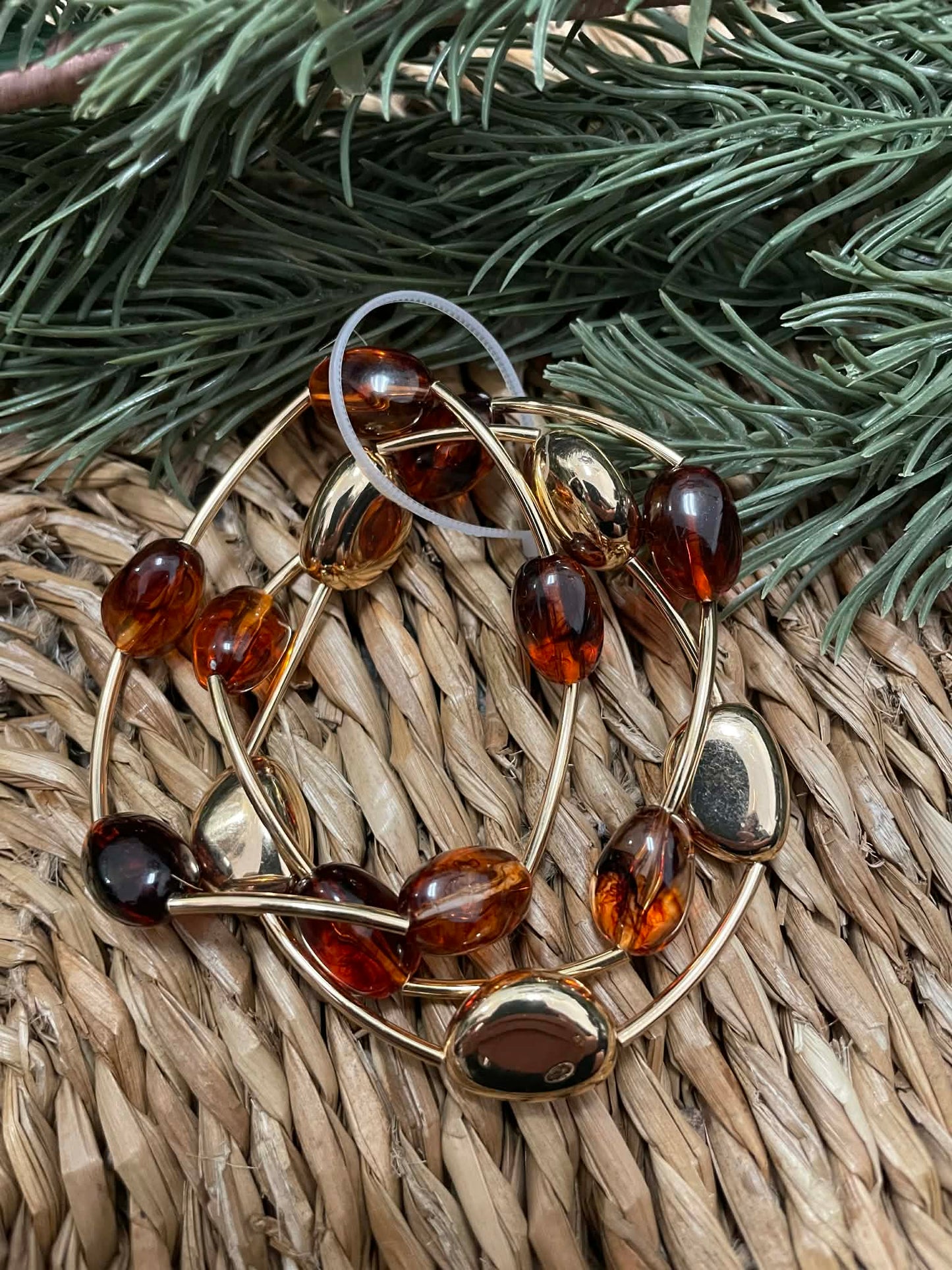 Antique Inspired Bead Bracelet 3 Piece Set