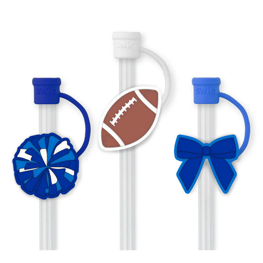 SWIG WE'VE GOT SPIRIT ROYAL Straw Topper Set