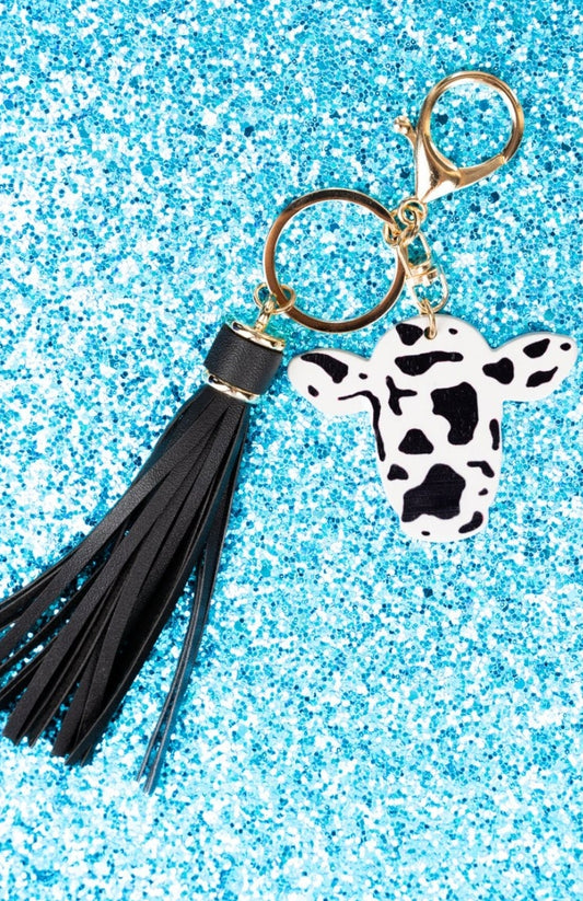 Heifer Tassel Keychain