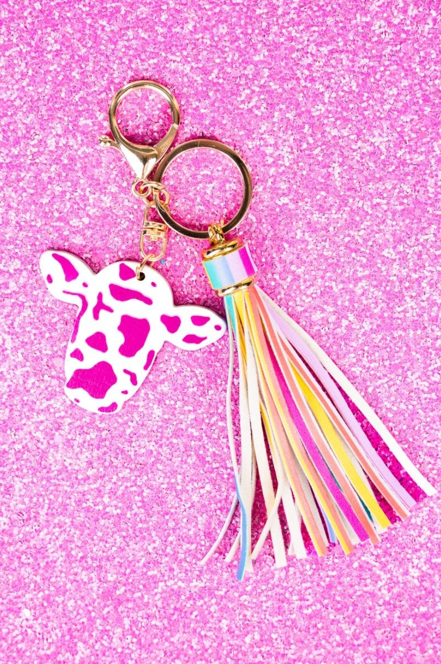 Heifer Tassel Keychain