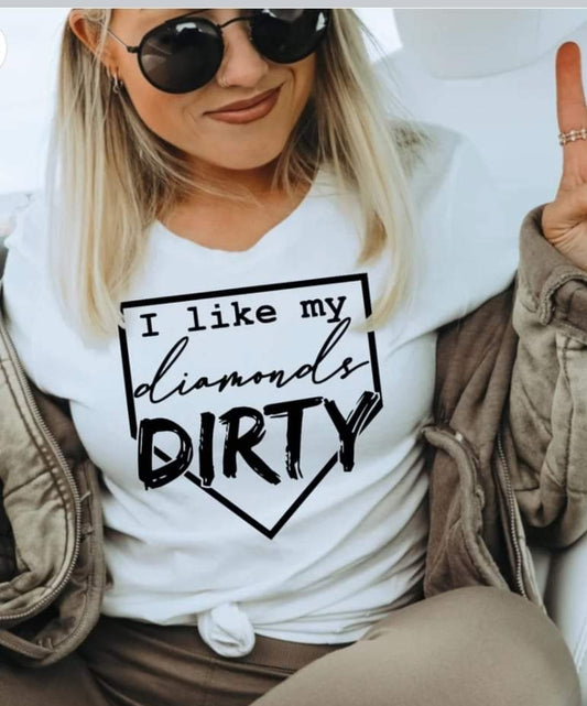 I like my diamonds dirty tee (PREORDER)