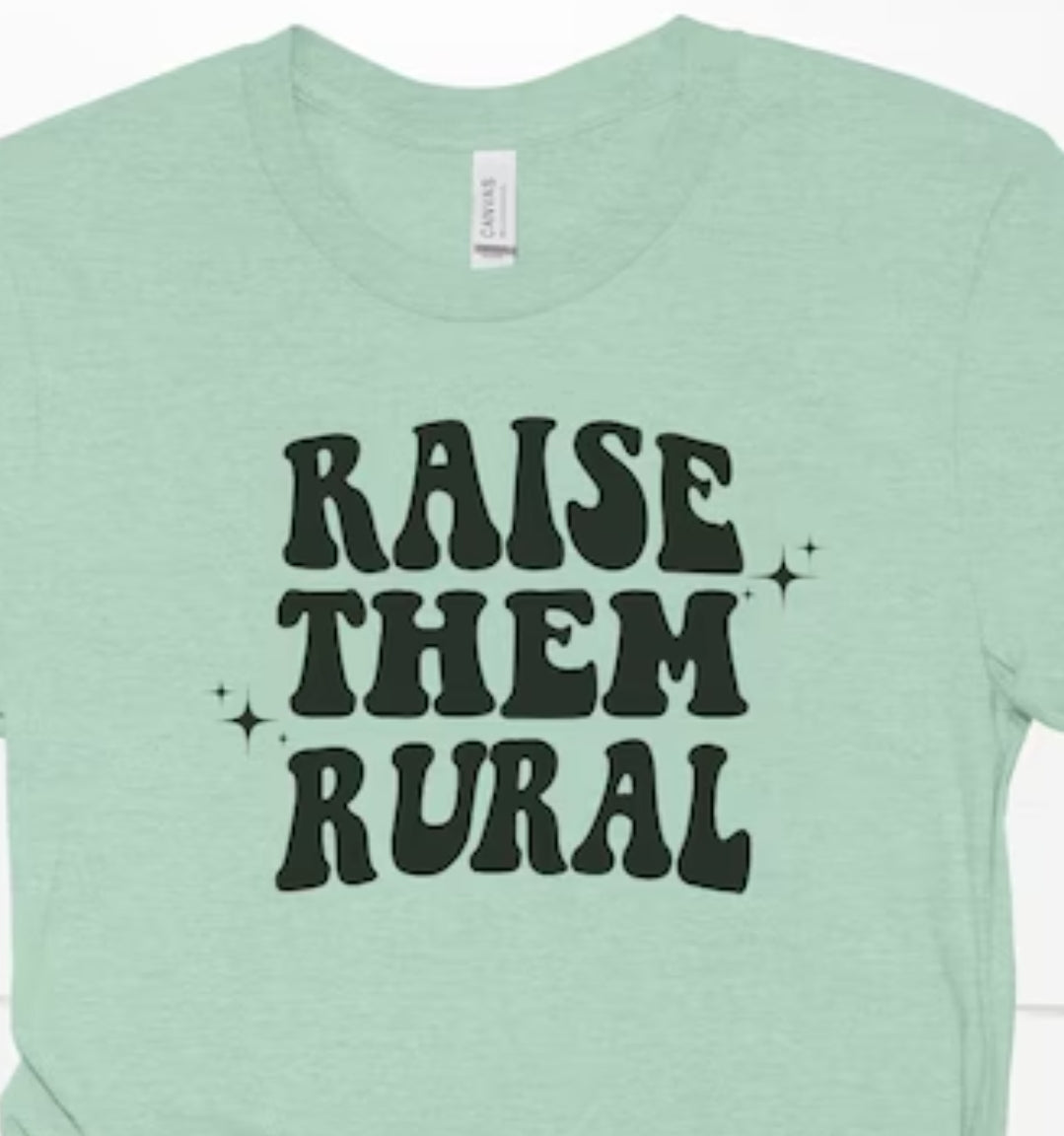 Raise them rural tee(PREORDER)