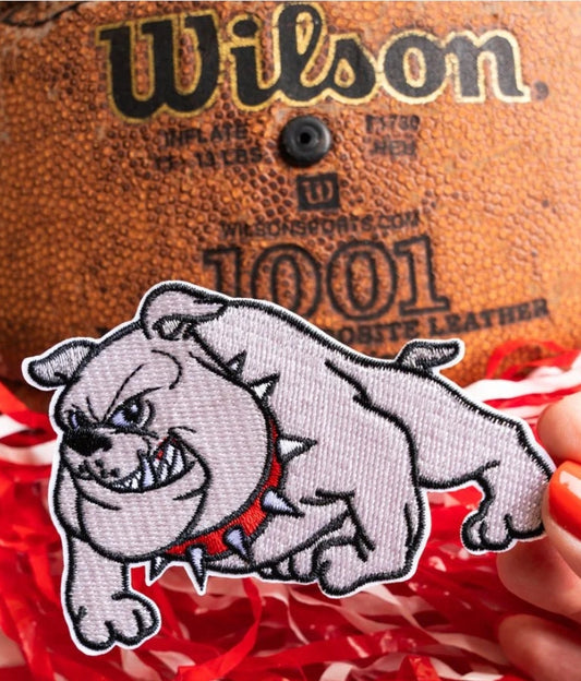 Bulldog Chenille Patch