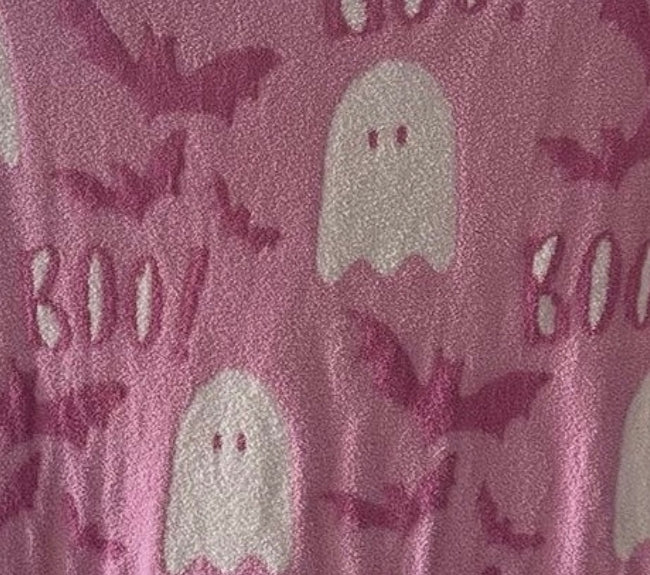 Ghostly Pink Blanket