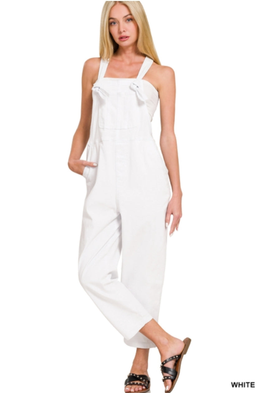 Knot Strap Relaxed Overalls