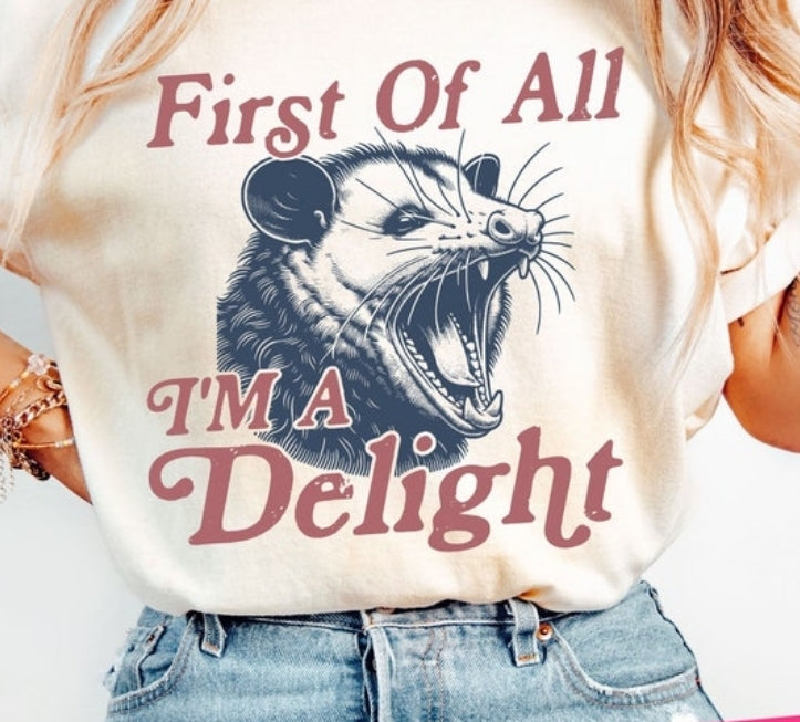 First of all,  I'm a delight(PREORDER)