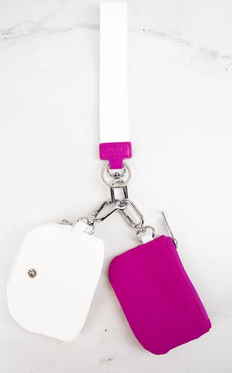 NGIL Dual Pouch Wristlet