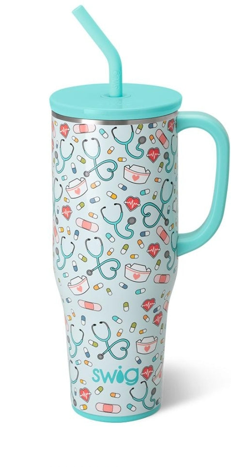SWIG Scrub Life 40oz Mega Tumbler
