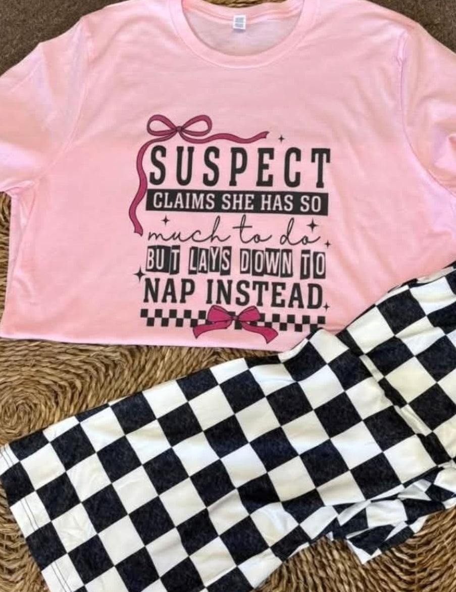 Suspect Claims She Has Too Much To Do, But Lays Down For A Nap Instead(PREORDER) WHOLESALE