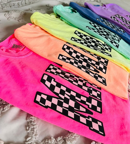 Checker Mama Comfort Color(PREORDER) TAT 7 BUSINESS DAYS
