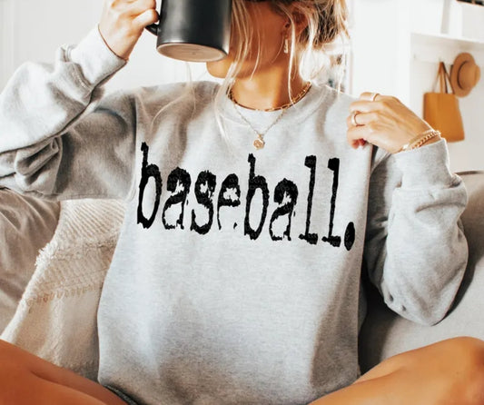 Typewriter font BASEBALL tee(preorder)