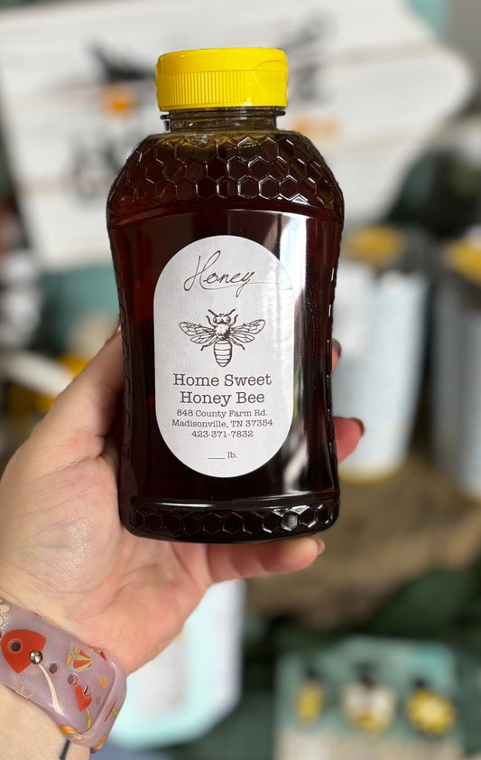 Raw Honey-Classic Plastic Skep Bottle