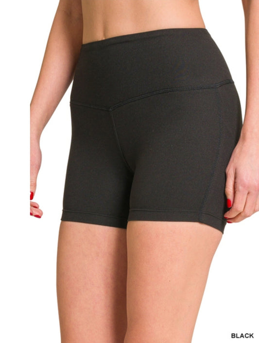 Short length Microfiber Biker Shorts