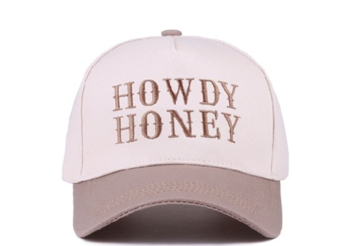 Howdy Darlin' or Howdy Honey Embroidered Hat