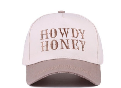 Howdy Darlin' or Howdy Honey Embroidered Hat
