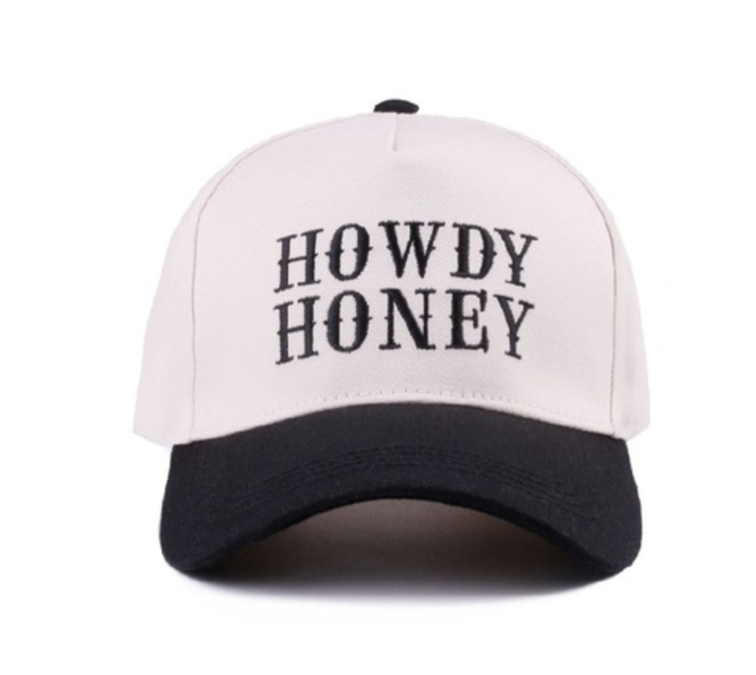 Howdy Darlin' or Howdy Honey Embroidered Hat