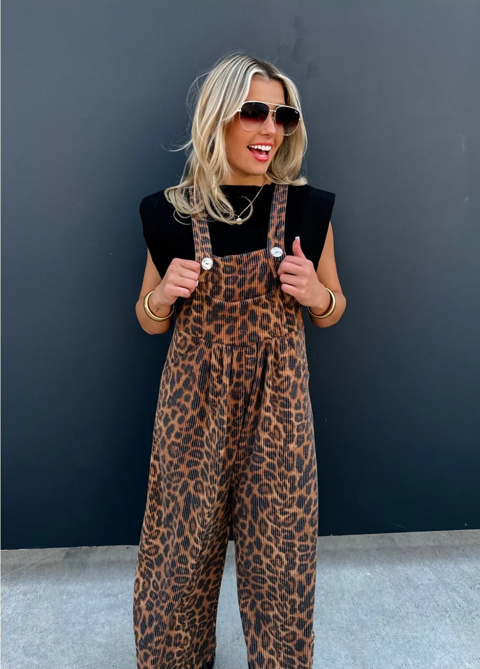 Cheetah Boho Overalls(PREORDER)
