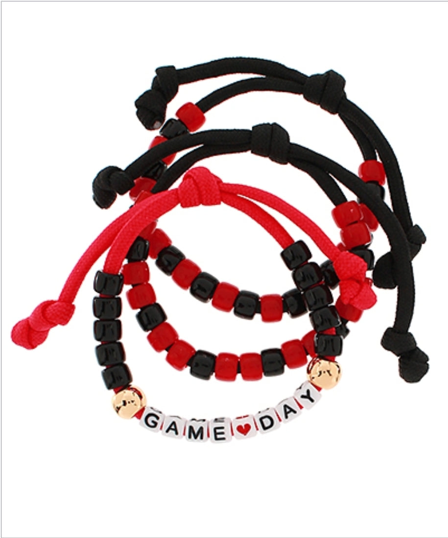 GAMEDAY 3 Row Cord Bracelet Set(PREORDER)