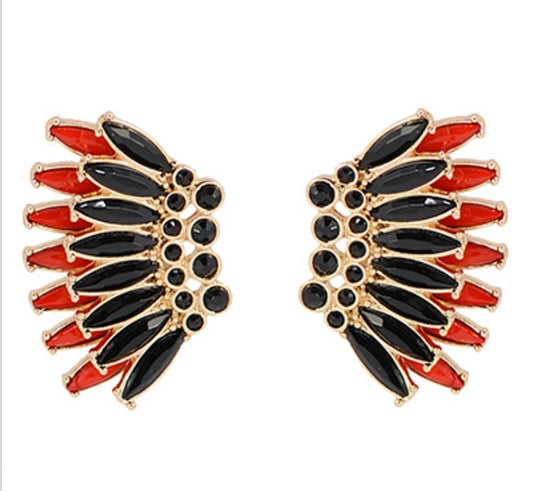 GAMEDAY:Collegiate Color Wing Earrings(PREORDER)