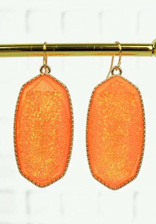 Shimmering Dawn Coral Earrings