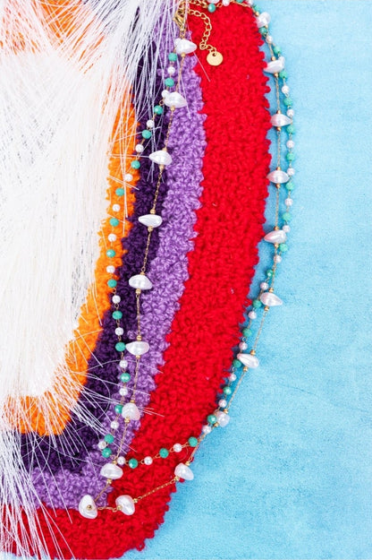 Goldtone Jaden Layered Chain Necklace