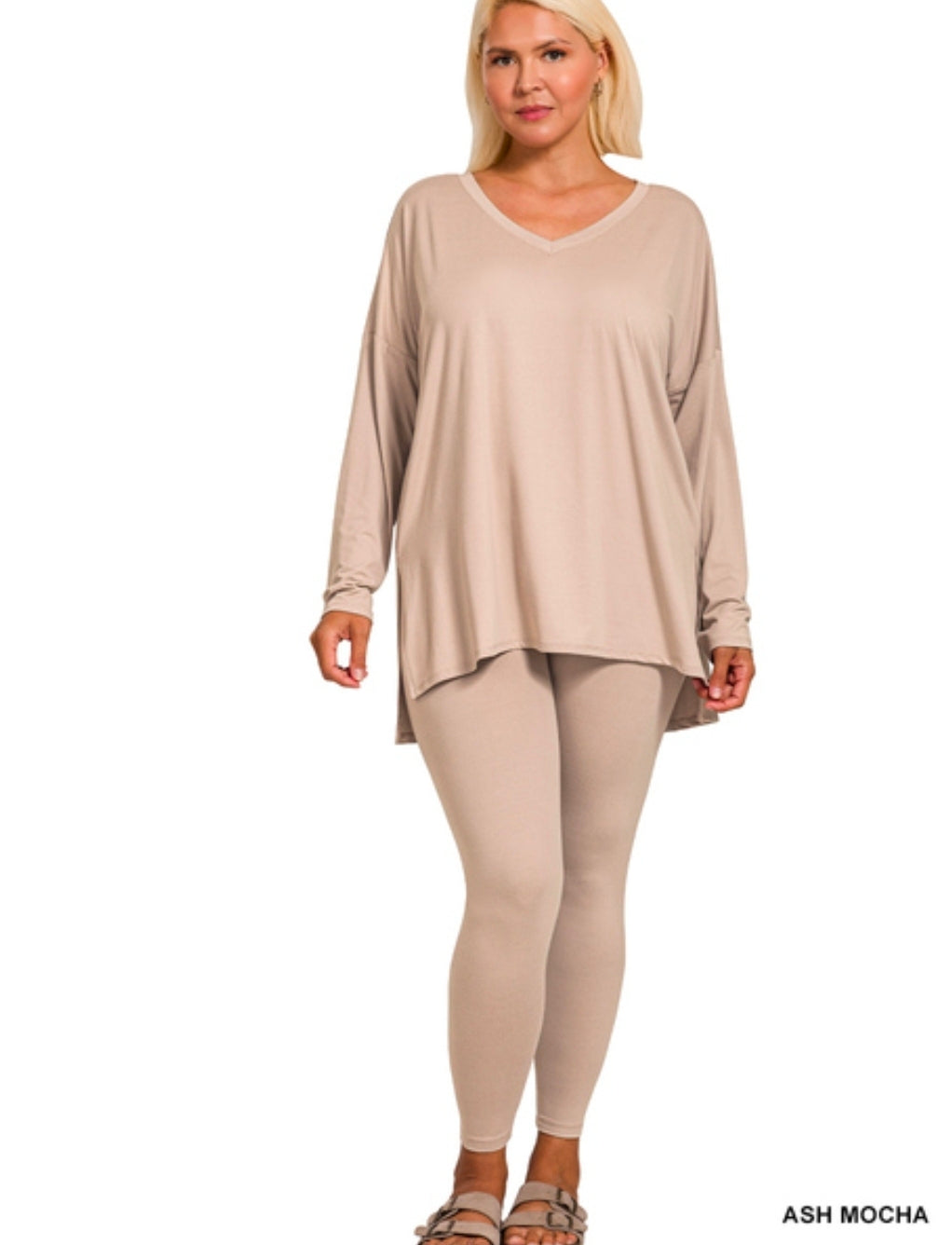 Brushed Microfiber Vneck Set(PREORDER)