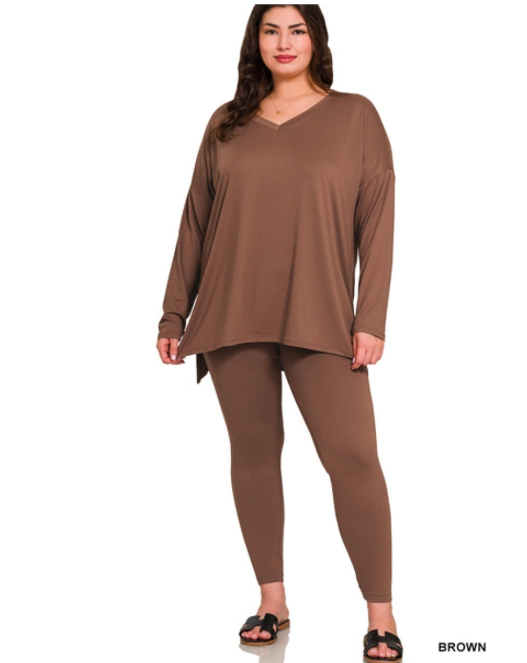 Brushed Microfiber Vneck Set(PREORDER)