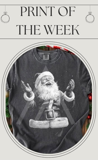 White Santa PRINT OF THE WEEK (Preorder)