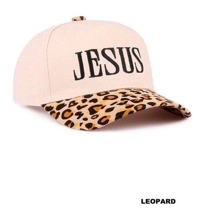 JESUS TWO TONE CANVAS COTTON CAP