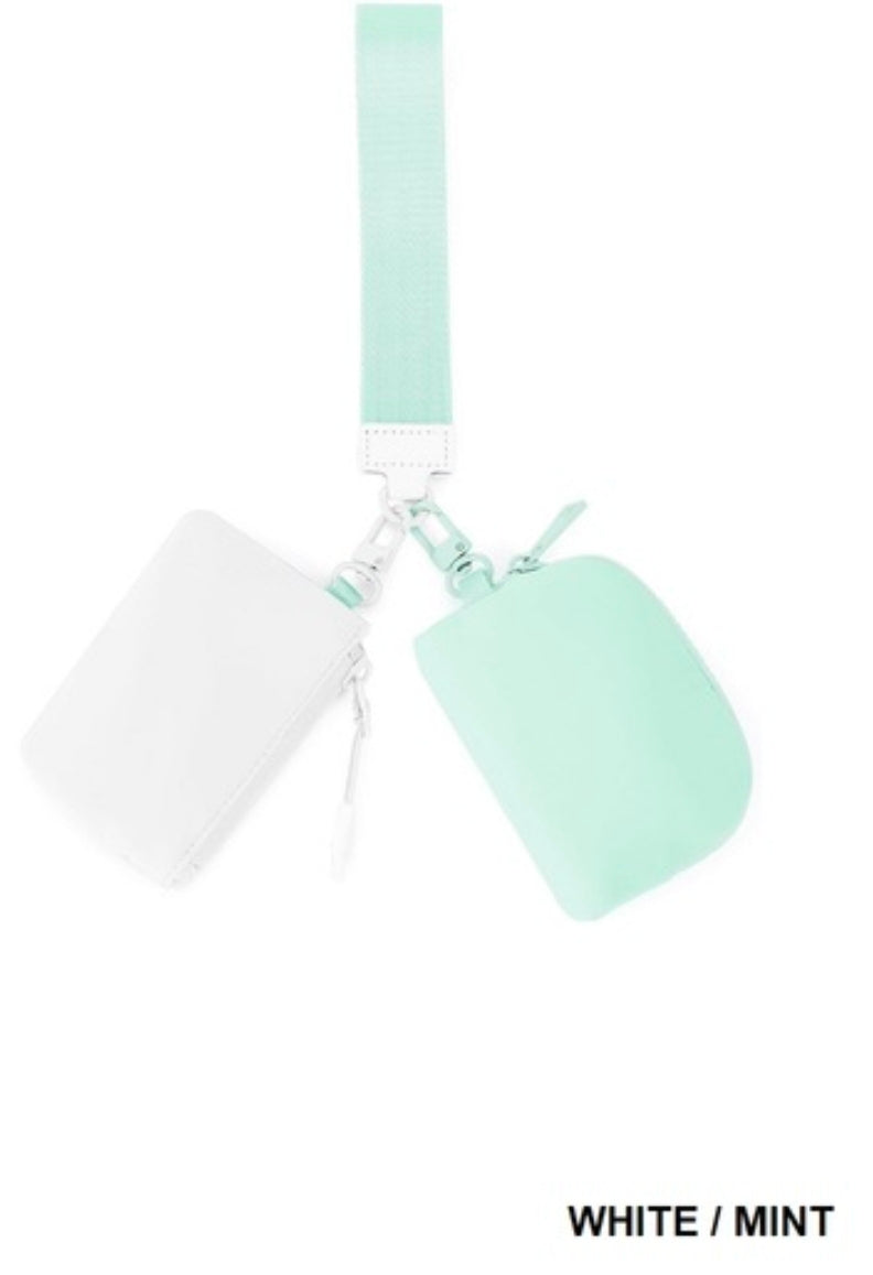 Zenana Venture Out Dual Pouch Wristlet
