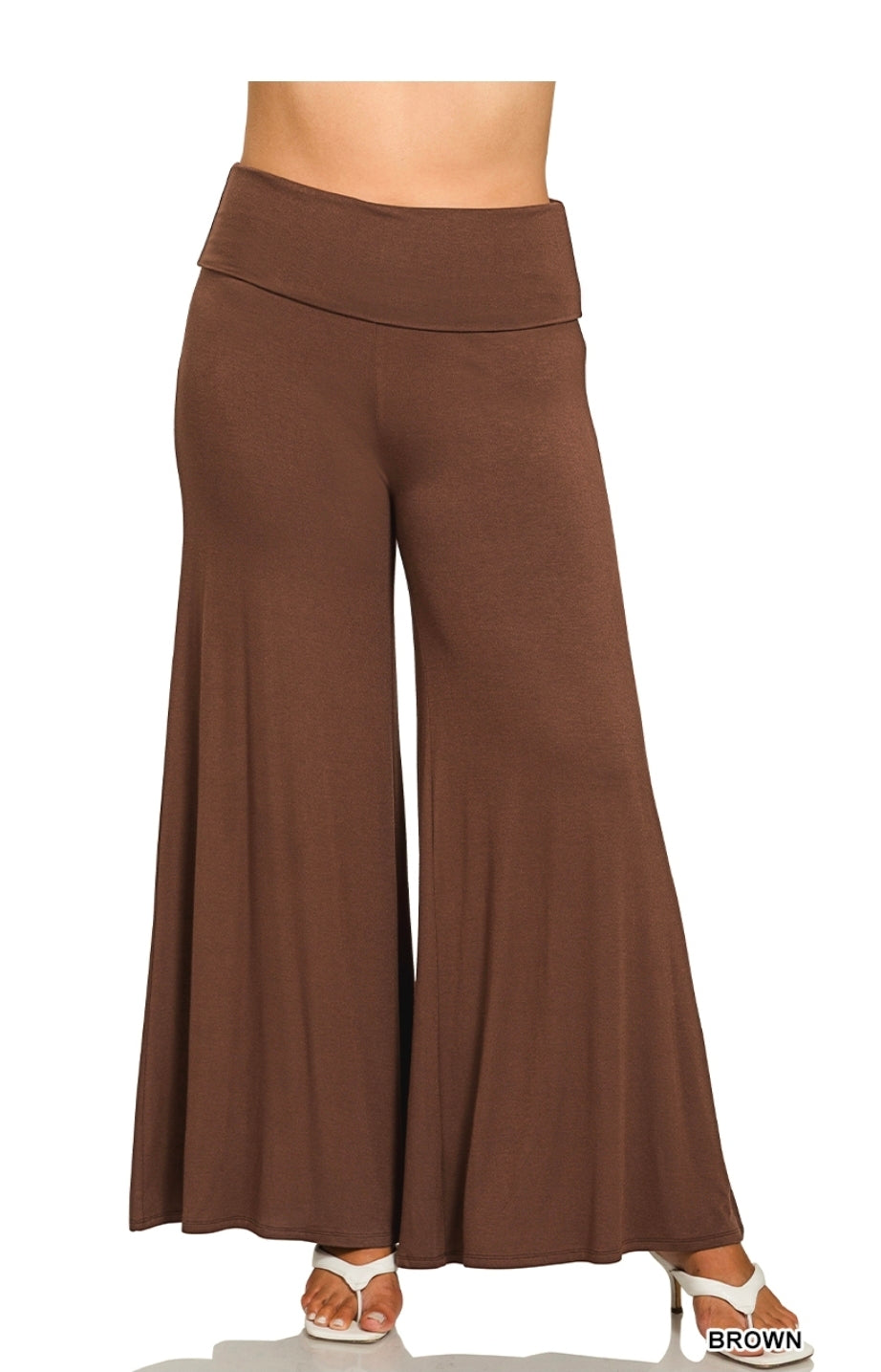 Fold Over Palazzo Pants