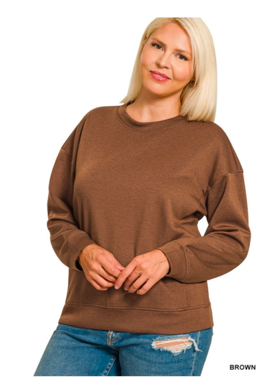 Scuba Round-Neck Sweatshirt