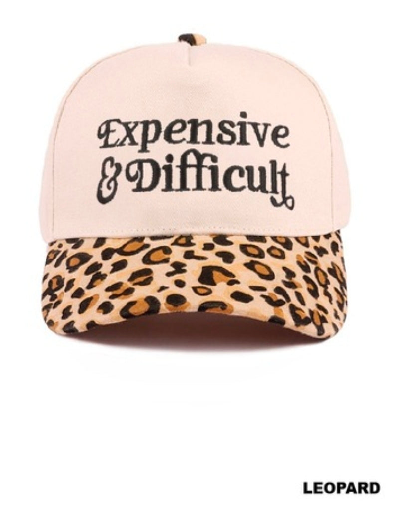 Expensive & Difficult Embroidered Trucker Hat
