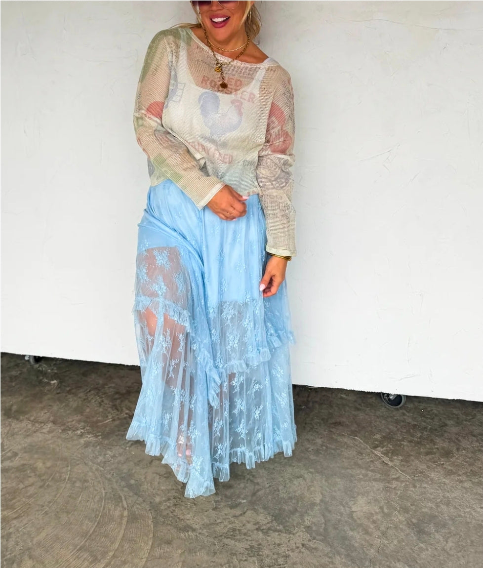 BLOOMING MAXI SKIRT-(Preorder) ETA- Early May