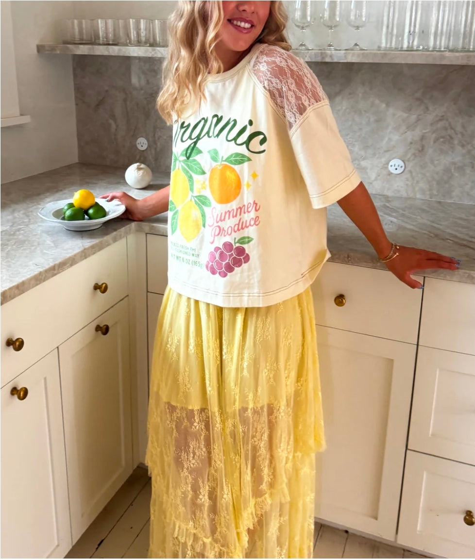 BLOOMING MAXI SKIRT-(Preorder) ETA- Early May