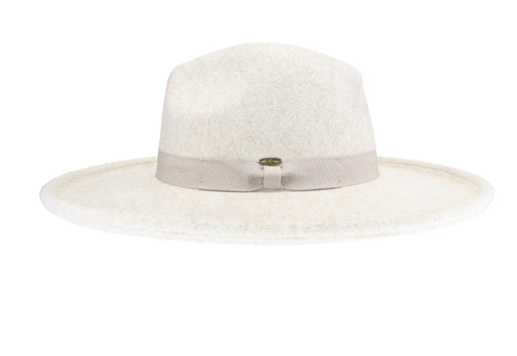 Rolled Edge Brim C.C Vegan Felt Hat