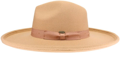Rolled Edge Brim C.C Vegan Felt Hat