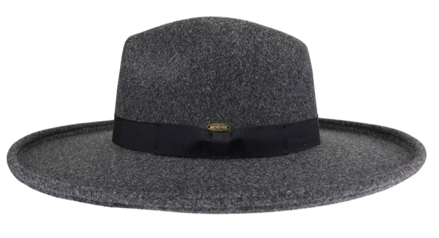 Rolled Edge Brim C.C Vegan Felt Hat