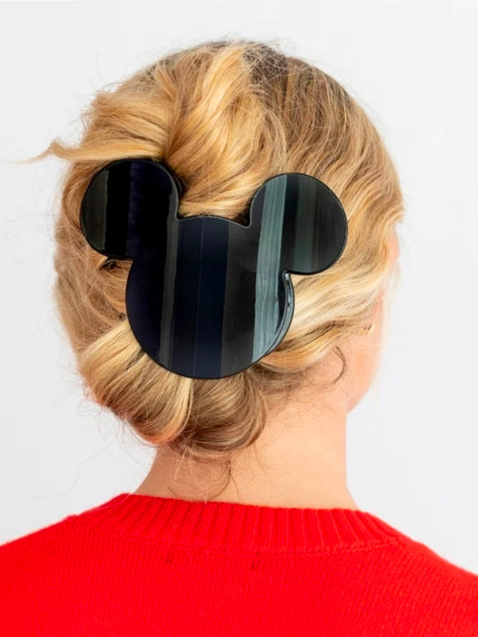 Mickey Mouse Shaped Teletie Flat Hair Clip