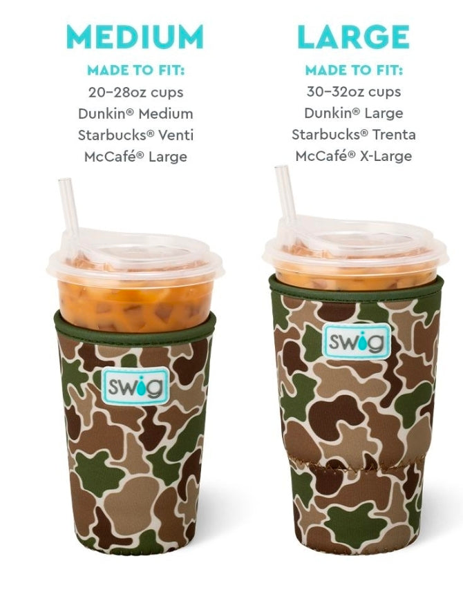 SWIG Hunting Camo Iced Cup Coolie