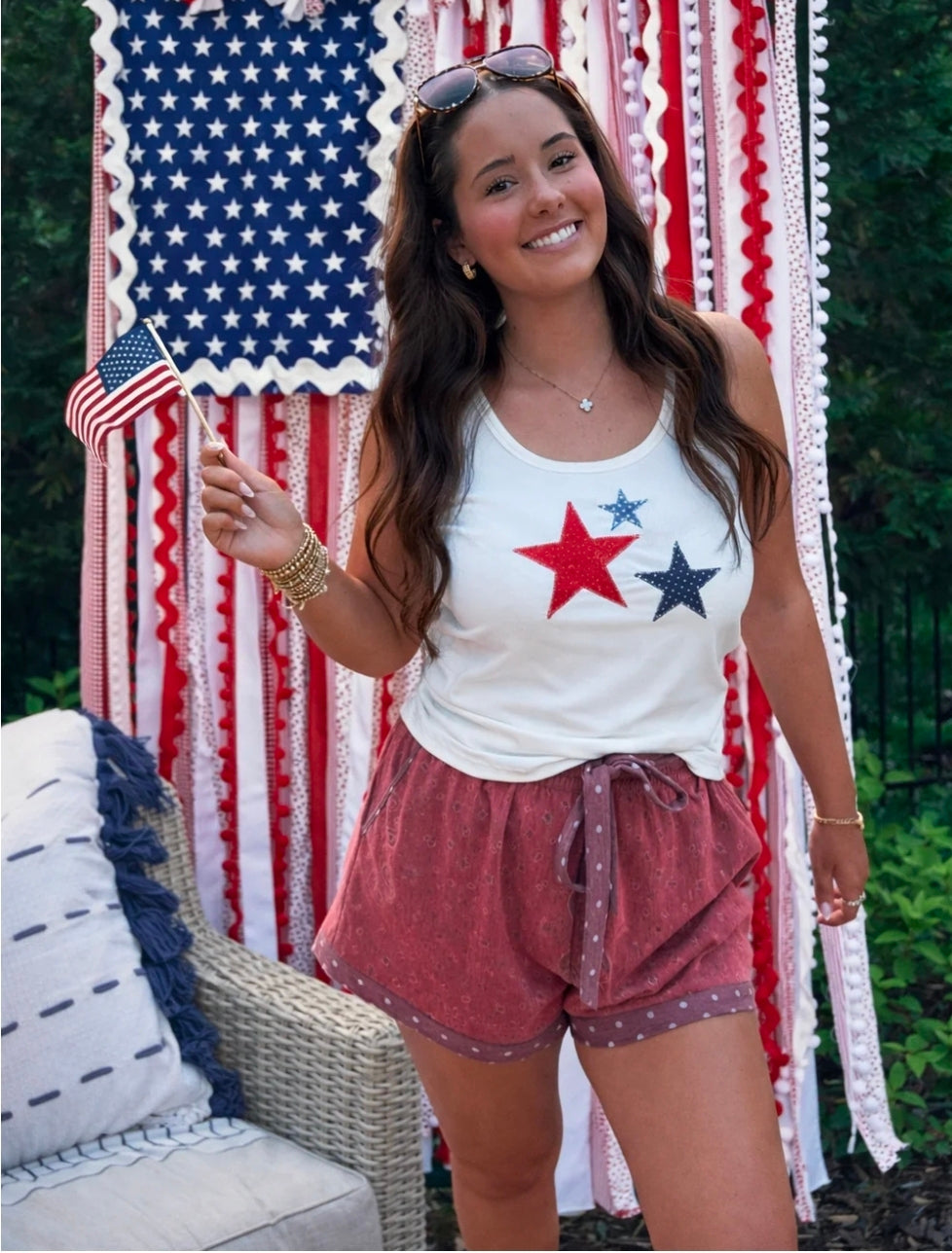 American Honey Stretch Denim Shorts(PREORDER)ETA-Early June
