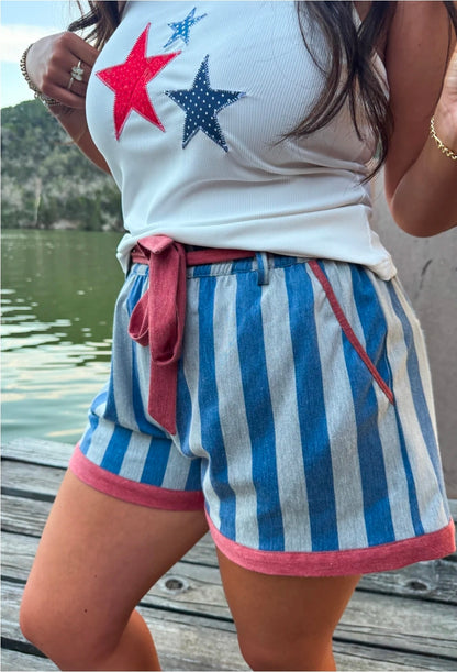 American Honey Stretch Denim Shorts(PREORDER)ETA-Early June