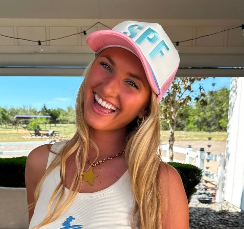 Summer Vibes Embroidered Trucker Hat(PREORDER) ETA-JUNE