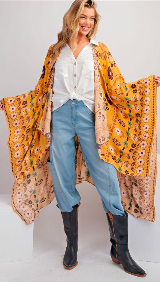 All I Need Flowy Kimono