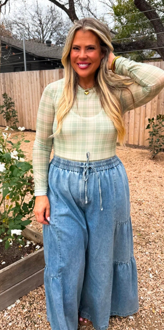 Southern Charm Mesh Top