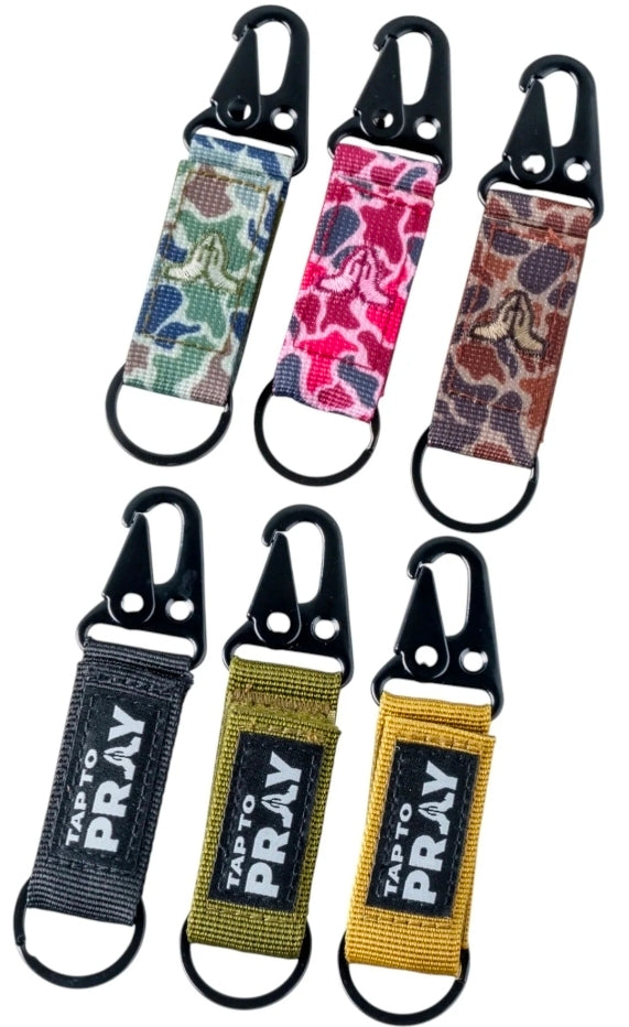 Tap To Pray® Tactical Carabiner Keychain
