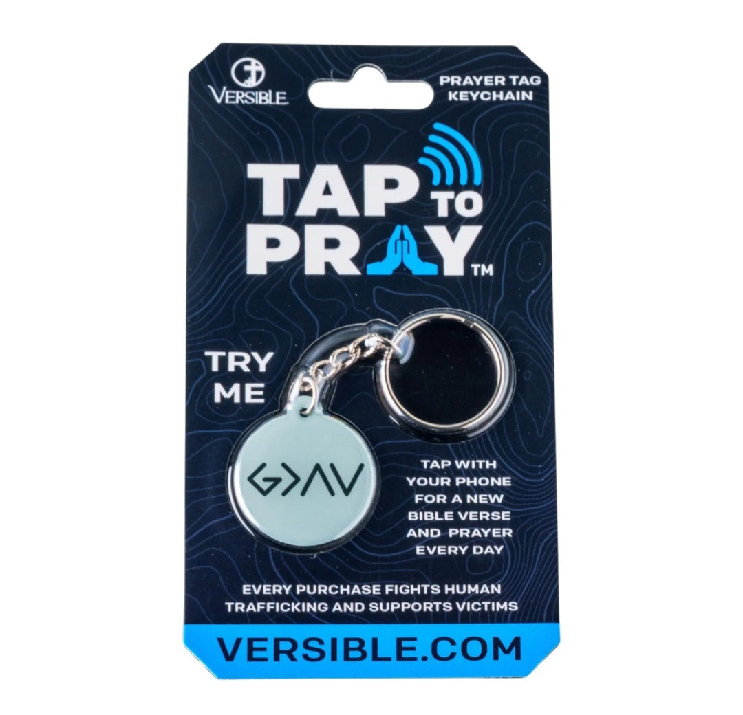 Tap To Pray® Acrylic Keychain